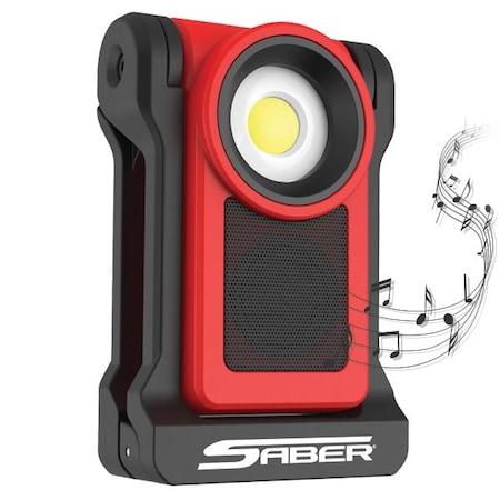 Atd Tools ATD 1,000 Lumen COB LED Clamp Light with Speaker 80211